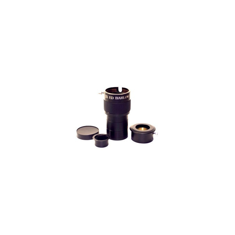 2" 2X ED Barlow Lens w/1.25" Adapter (Increased Magnification & Back-Focus) 2" 2X ED Barlow Lens w/1.25" Adapter (Increased Magnification & Back-Focus)