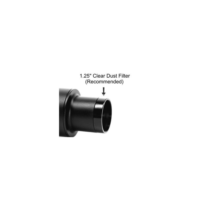 Clear Glass Dust Filter for 1.25" Adapters Clear Glass Dust Filter for 1.25" Adapters